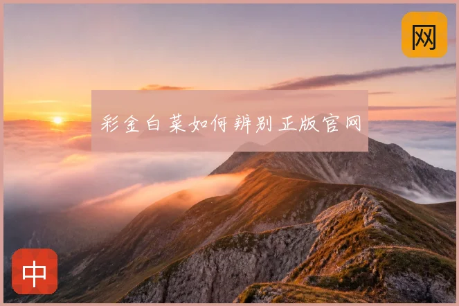 彩金白菜如何辨别正版官网